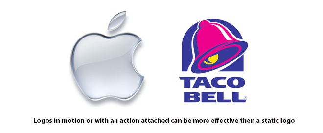 action or motion logos